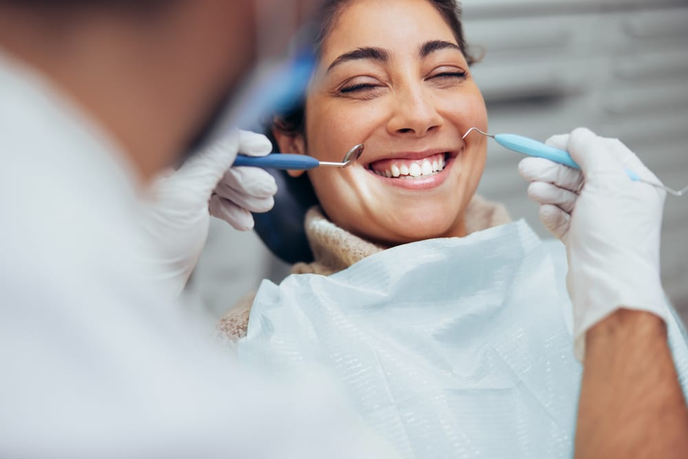 smiling person root canal