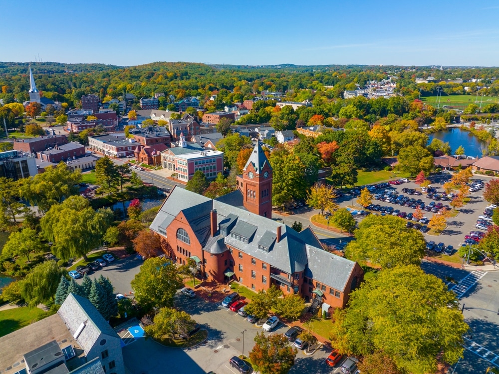 showing the town of Winchester, VA